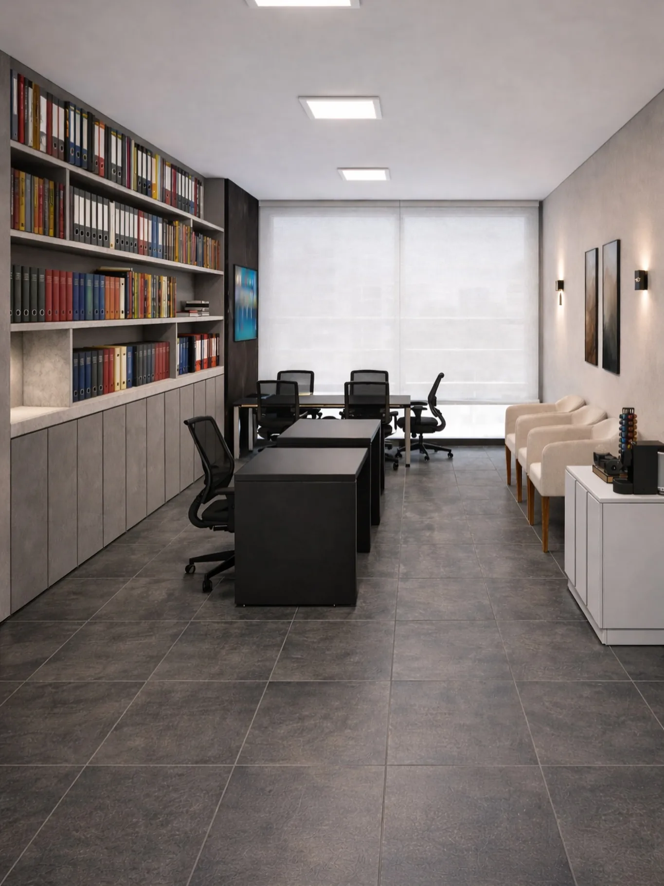Projeto de escritório comercial com neuroarquitetura em Caruaru